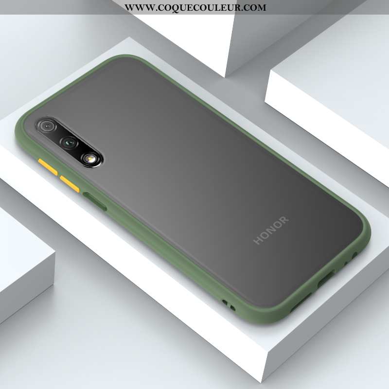 Étui Honor 9x Tendance Vent Protection, Coque Honor 9x Silicone Vert Verte