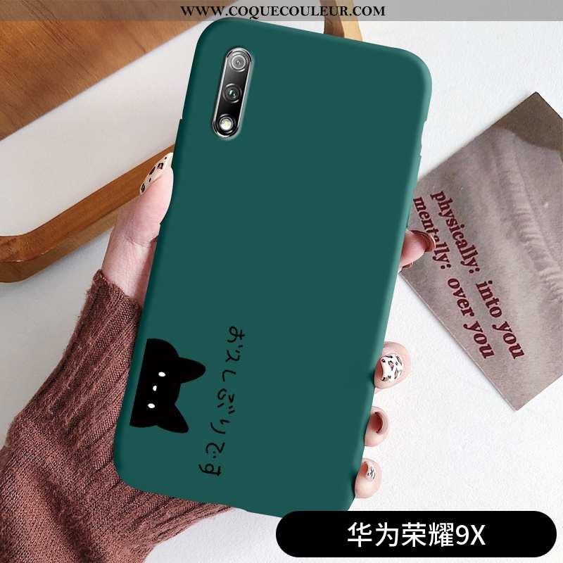 Étui Honor 9x Créatif Fluide Doux Simple, Coque Honor 9x Ultra Légère Bordeaux