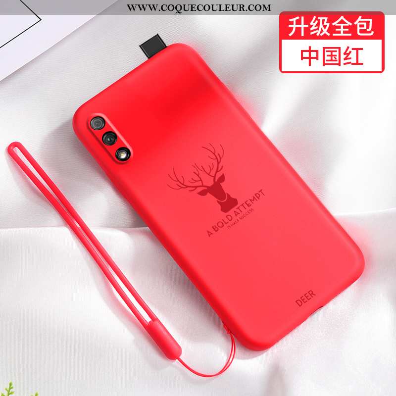 Étui Honor 9x Personnalité Silicone Coque, Coque Honor 9x Créatif Protection Rouge