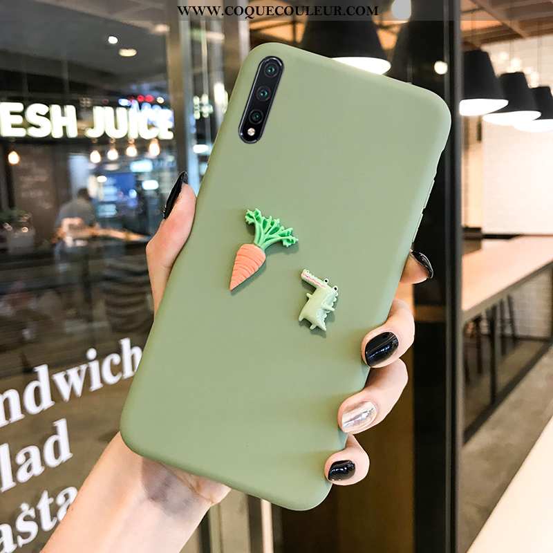 Housse Honor 9x Pro Légère Nouveau Vert, Étui Honor 9x Pro Fluide Doux Tendance Rose