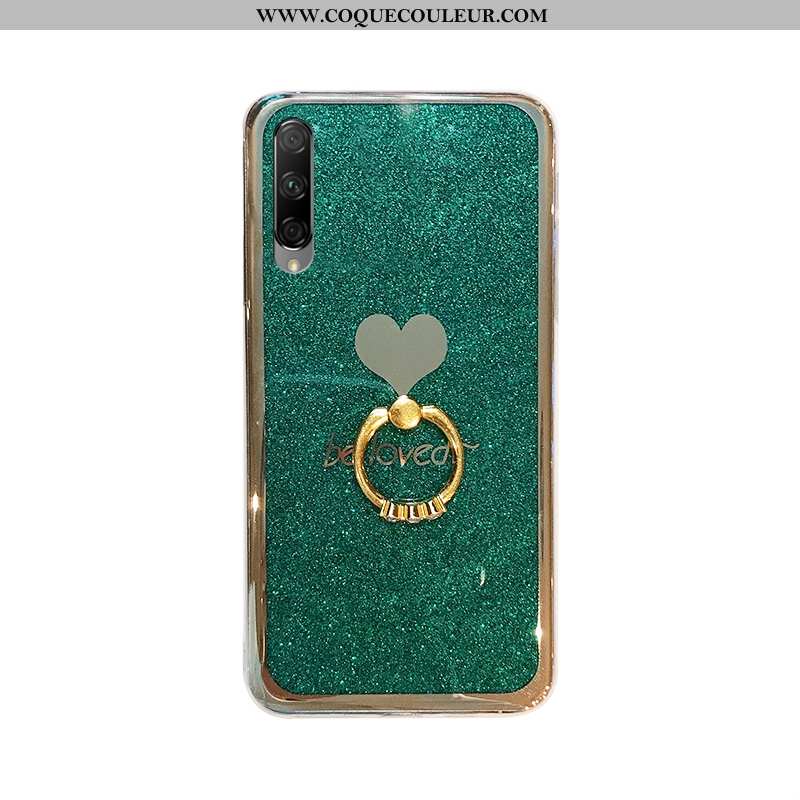 Coque Honor 9x Pro Protection Vert Placage, Housse Honor 9x Pro Tendance Téléphone Portable Verte