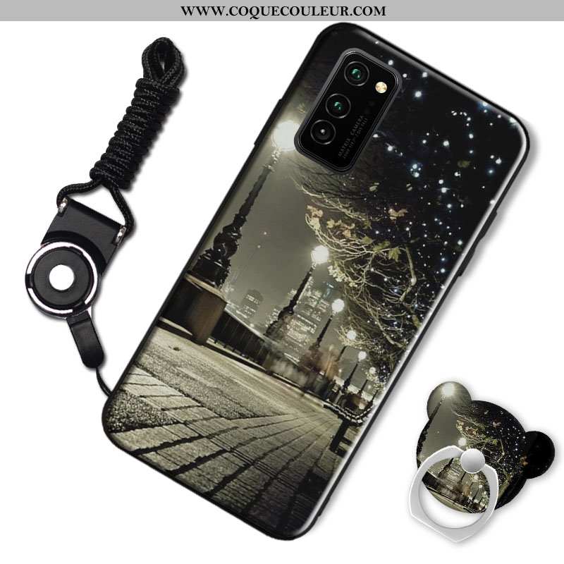 Étui Honor View30 Protection Noir Incassable, Coque Honor View30 Tendance