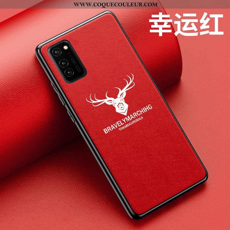 Étui Honor View30 Fluide Doux Coque Incassable, Honor View30 Silicone Cuir Orange