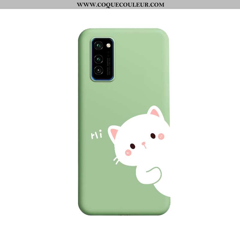 Étui Honor View30 Charmant Téléphone Portable Silicone, Coque Honor View30 Ultra Vert Verte