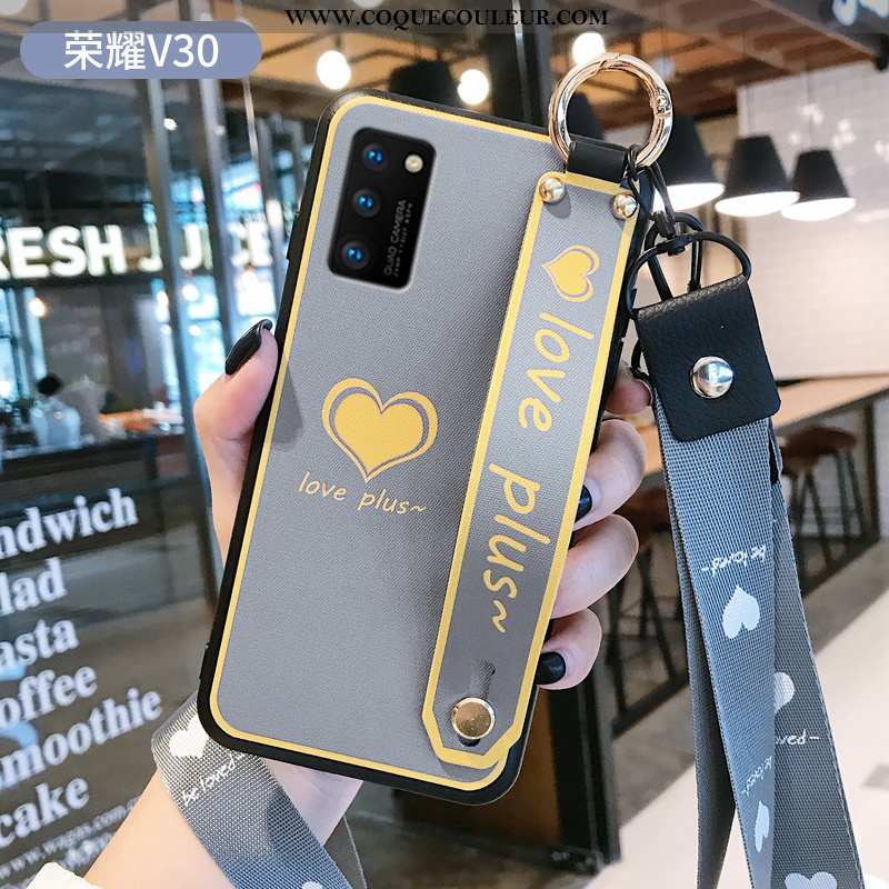 Étui Honor View30 Ultra Simple Coque, Coque Honor View30 Tendance Protection Verte