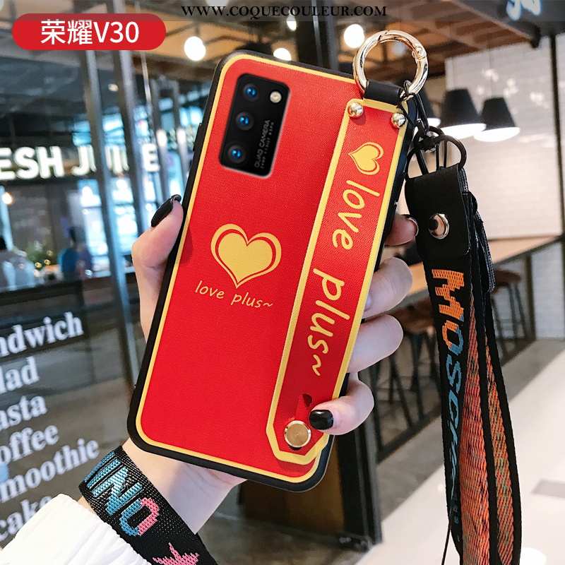 Étui Honor View30 Ultra Simple Coque, Coque Honor View30 Tendance Protection Verte