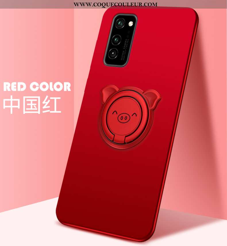 Housse Honor View30 Protection Étui Rouge, Honor View30 Tendance Incassable Rouge