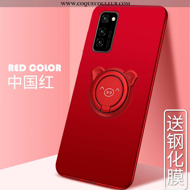 Housse Honor View30 Protection Étui Rouge, Honor View30 Tendance Incassable Rouge