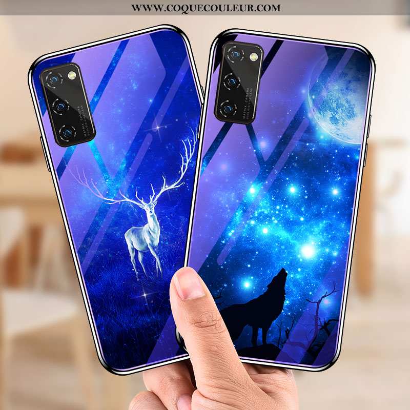 Étui Honor View30 Personnalité Protection Style Chinois, Coque Honor View30 Ultra Tendance Bleu