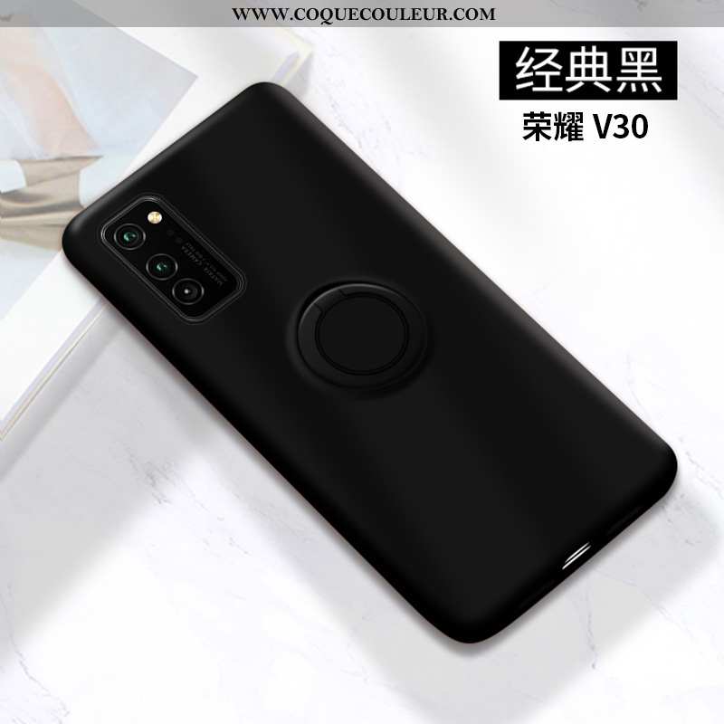 Étui Honor View30 Protection Vert Support, Coque Honor View30 Ornements Suspendus Incassable Verte