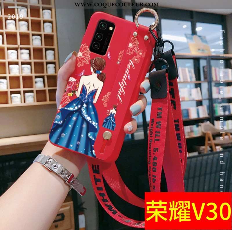 Coque Honor View30 Silicone Rouge Coque, Housse Honor View30 Protection Tout Compris