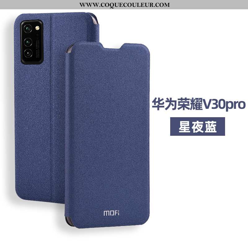 Étui Honor View30 Pro Protection Tout Compris Rose, Coque Honor View30 Pro Cuir Clamshell Rose