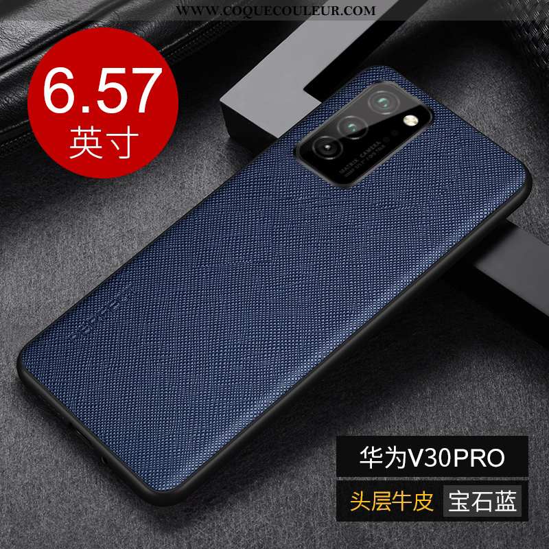 Housse Honor View30 Pro Créatif Téléphone Portable Coque, Étui Honor View30 Pro Cuir Véritable Incas