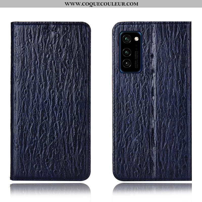 Étui Honor View30 Pro Modèle Fleurie Housse, Coque Honor View30 Pro Protection Incassable Noir