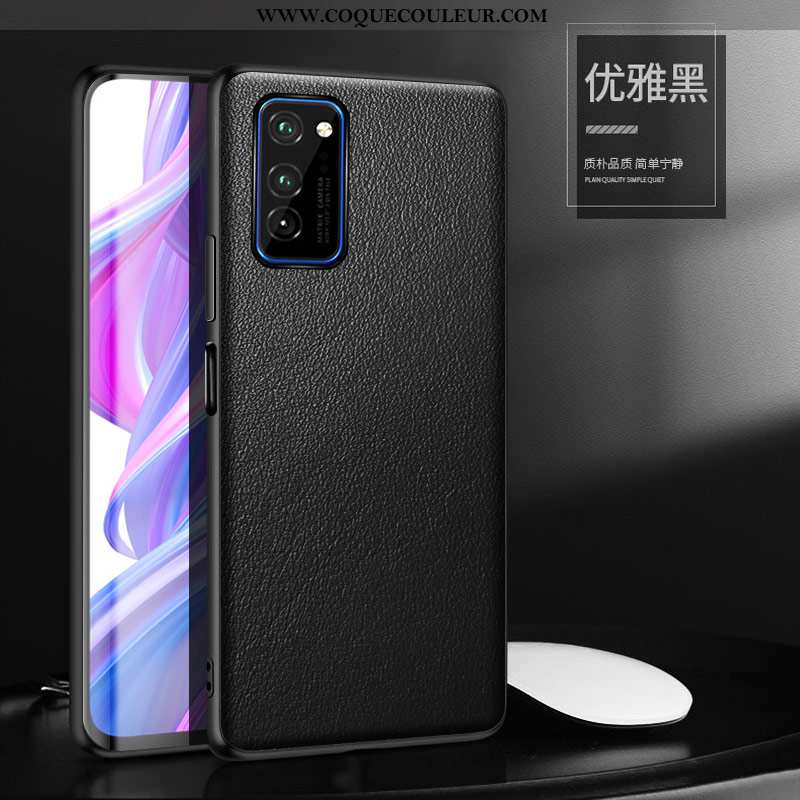 Coque Honor View30 Pro Personnalité Business Cuir Haut, Housse Honor View30 Pro Créatif Tout Compris