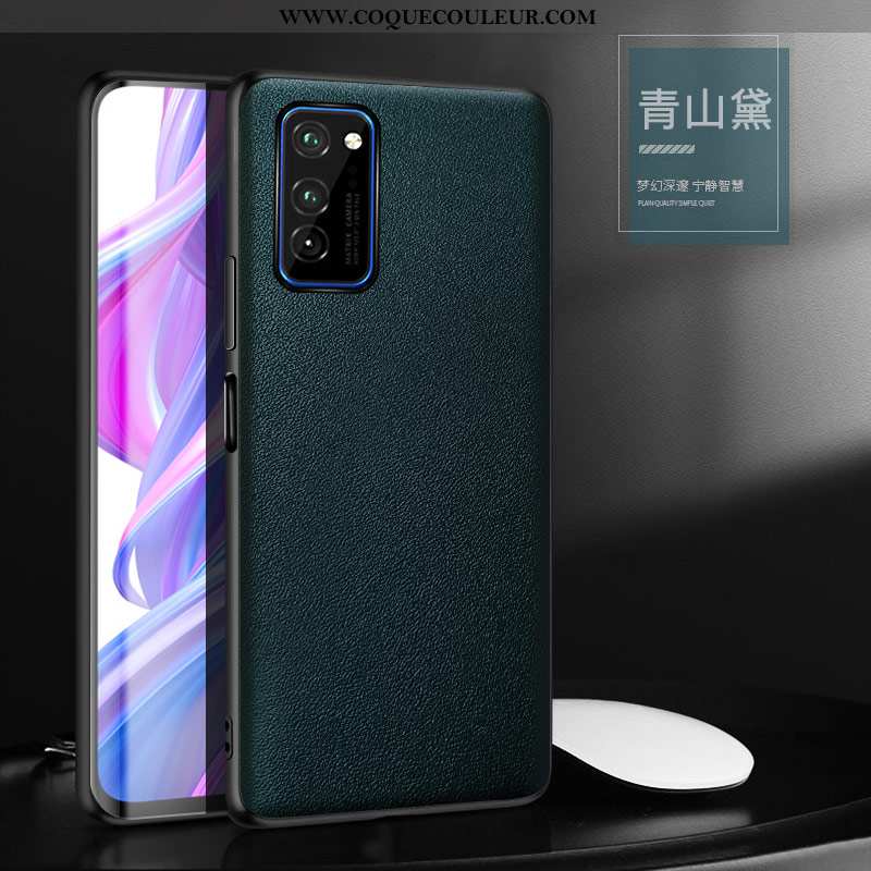 Coque Honor View30 Pro Personnalité Business Cuir Haut, Housse Honor View30 Pro Créatif Tout Compris