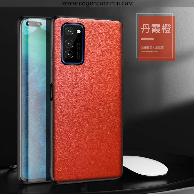 Coque Honor View30 Pro Personnalité Business Cuir Haut, Housse Honor View30 Pro Créatif Tout Compris