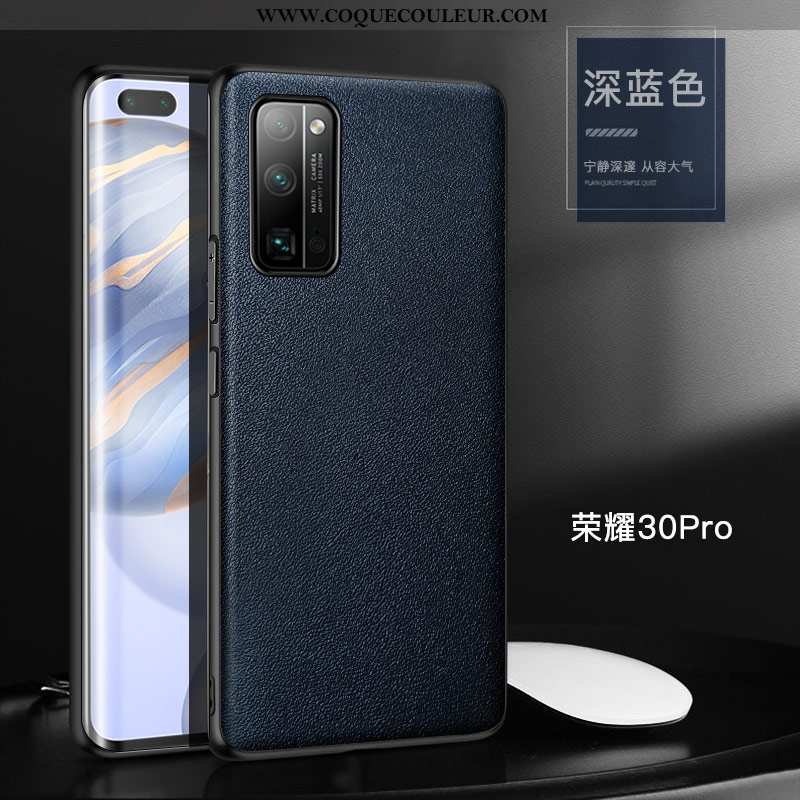 Coque Honor View30 Pro Personnalité Business Cuir Haut, Housse Honor View30 Pro Créatif Tout Compris