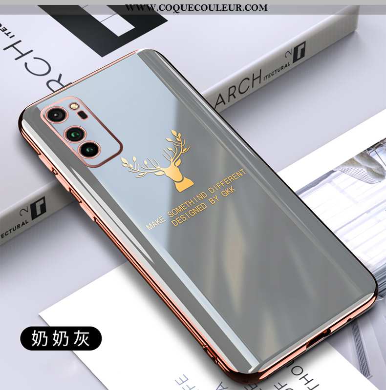 Étui Honor View30 Pro Tendance Personnalité Coque, Coque Honor View30 Pro Fluide Doux Placage Verte