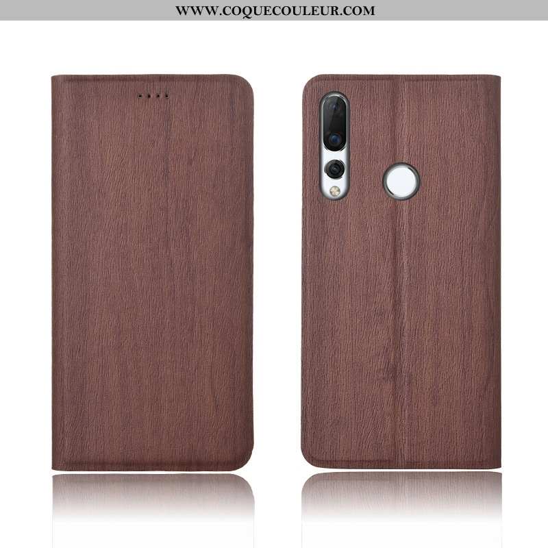 Étui Honor View30 Pro Modèle Fleurie Clamshell Cuir, Coque Honor View30 Pro Fluide Doux Tout Compris