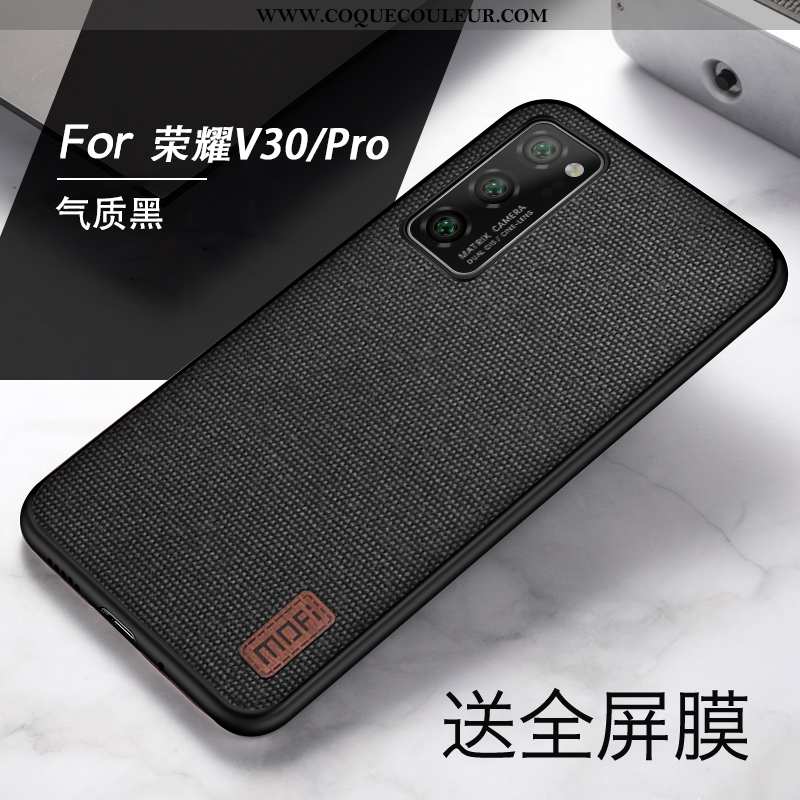 Coque Honor View30 Pro Protection Étui Coque, Housse Honor View30 Pro Silicone Magnétisme Noir