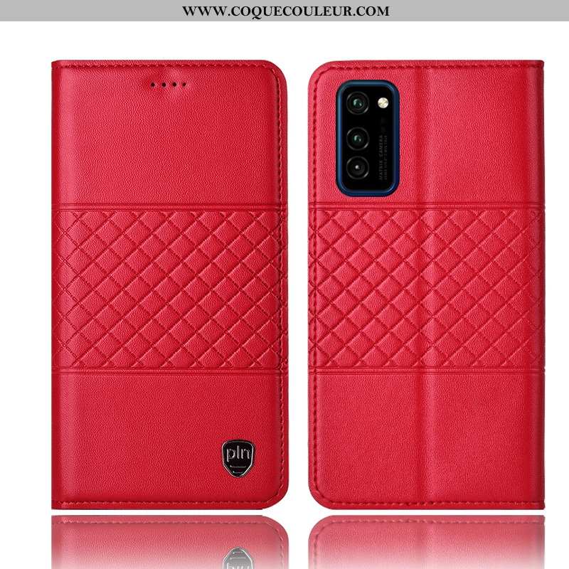 Étui Honor View30 Pro Protection Housse Incassable, Coque Honor View30 Pro Cuir Véritable Tout Compr