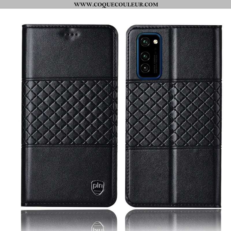 Étui Honor View30 Pro Protection Housse Incassable, Coque Honor View30 Pro Cuir Véritable Tout Compr