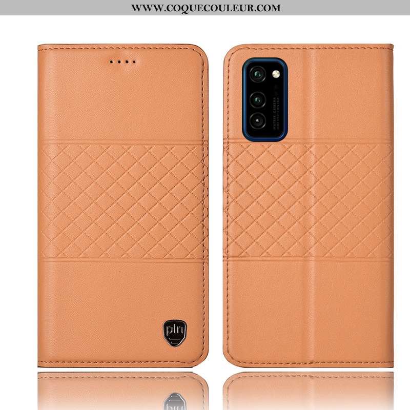 Étui Honor View30 Pro Protection Housse Incassable, Coque Honor View30 Pro Cuir Véritable Tout Compr