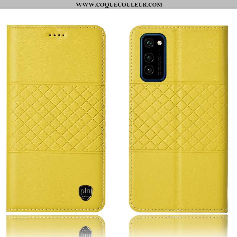 Étui Honor View30 Pro Protection Housse Incassable, Coque Honor View30 Pro Cuir Véritable Tout Compr