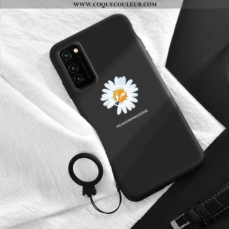 Étui Honor View30 Pro Silicone Petite Marguerite Dragon, Coque Honor View30 Pro Personnalité Fluide 