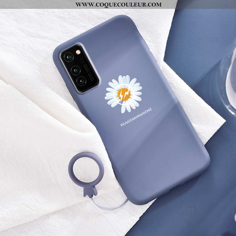 Étui Honor View30 Pro Silicone Petite Marguerite Dragon, Coque Honor View30 Pro Personnalité Fluide 