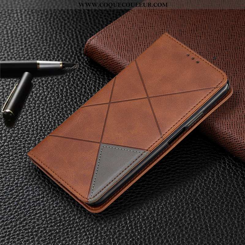 Étui Honor View30 Pro Cuir Housse Coque, Coque Honor View30 Pro Protection Tout Compris Marron