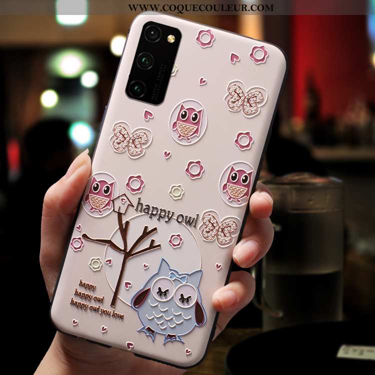 Coque Honor View30 Pro Légère Rose Ornements Suspendus, Housse Honor View30 Pro Fluide Doux Vent