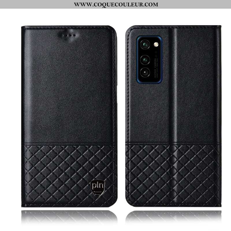 Housse Honor View30 Pro Cuir Véritable Étui Coque, Honor View30 Pro Protection Noir