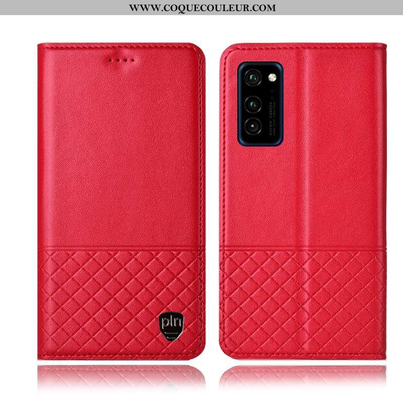 Housse Honor View30 Pro Cuir Véritable Étui Coque, Honor View30 Pro Protection Noir