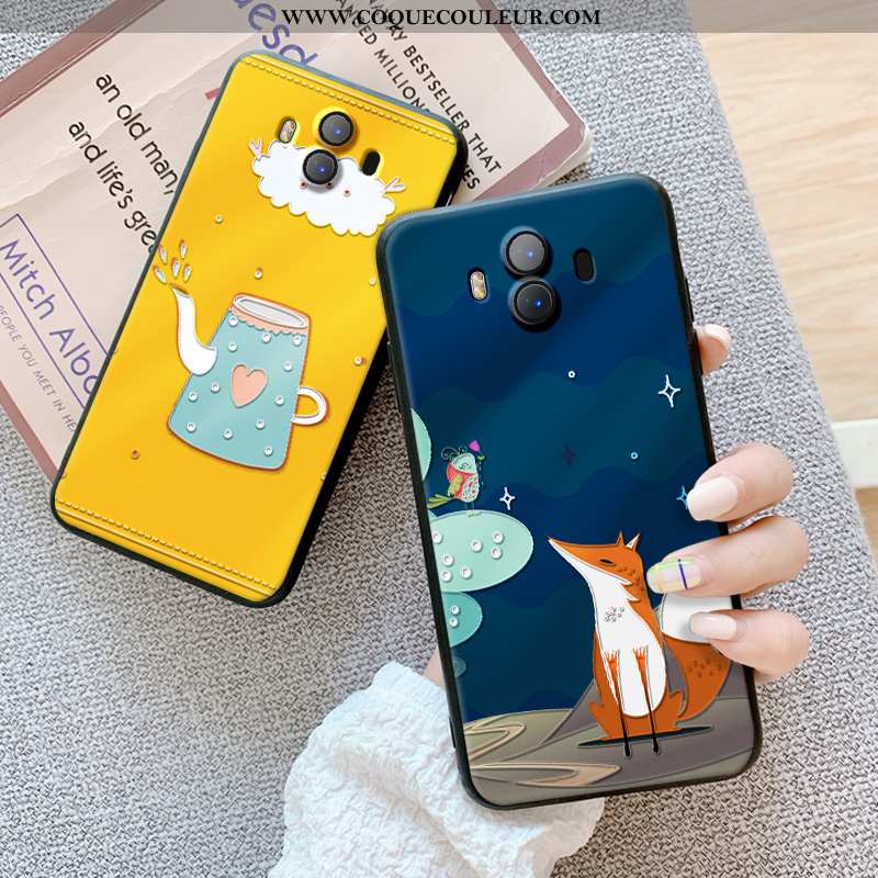 Housse Huawei Mate 10 Gaufrage Protection Nouveau, Étui Huawei Mate 10 Dessin Animé Téléphone Portab