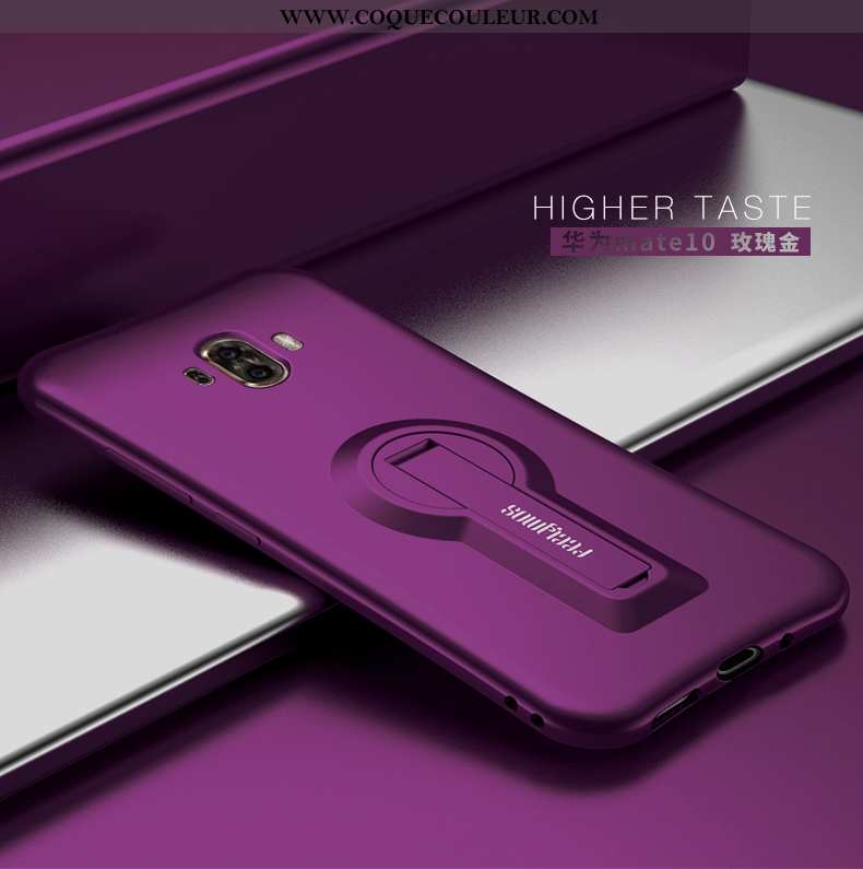 Coque Huawei Mate 10 Personnalité Légère, Housse Huawei Mate 10 Créatif Silicone Violet