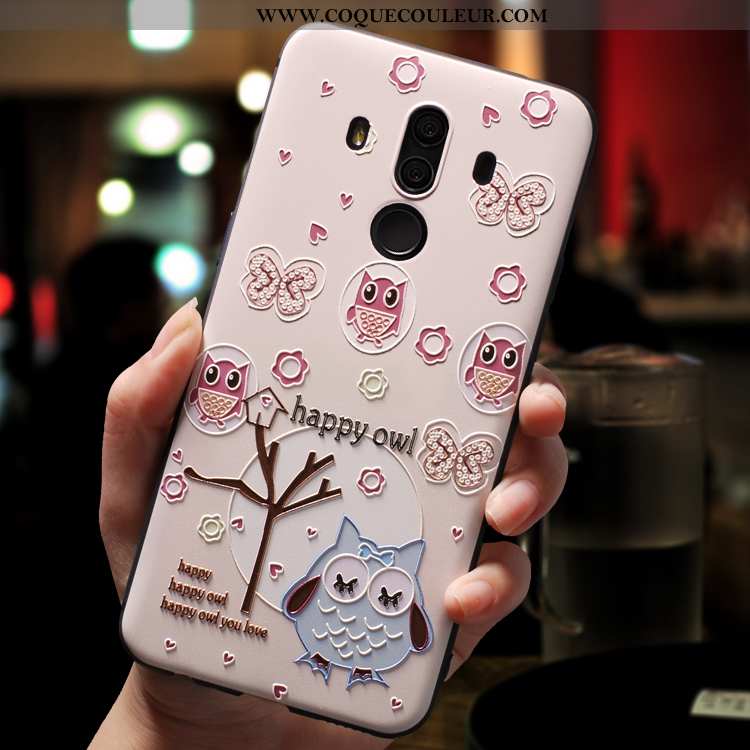 Étui Huawei Mate 10 Pro Créatif Rose Coque, Coque Huawei Mate 10 Pro Dessin Animé Légère