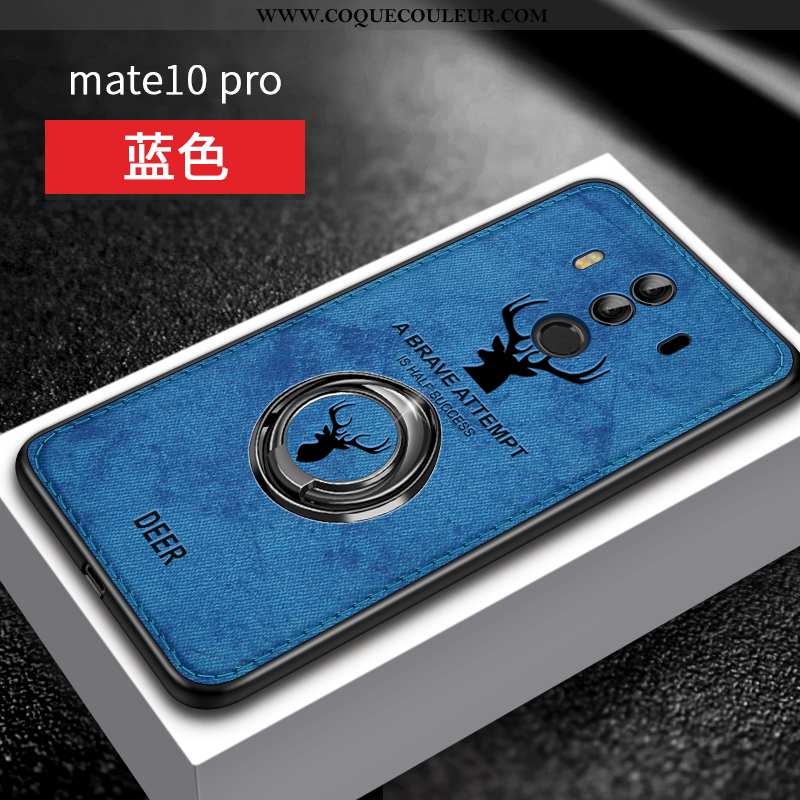 Étui Huawei Mate 10 Pro Ultra Silicone, Coque Huawei Mate 10 Pro Tendance Vent Bleu