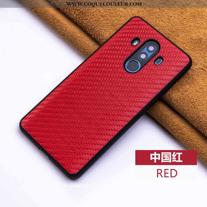 Housse Huawei Mate 10 Pro Cuir Véritable Cuir Téléphone Portable, Étui Huawei Mate 10 Pro Tendance Q