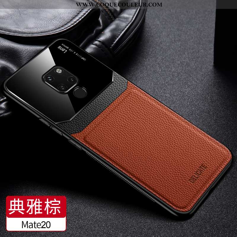 Coque Huawei Mate 20 Ultra Vent Tout Compris, Housse Huawei Mate 20 Tendance Nouveau Marron