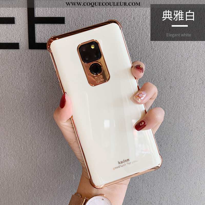 Étui Huawei Mate 20 Protection Fluide Doux Simple, Coque Huawei Mate 20 Personnalité Ballon Rose