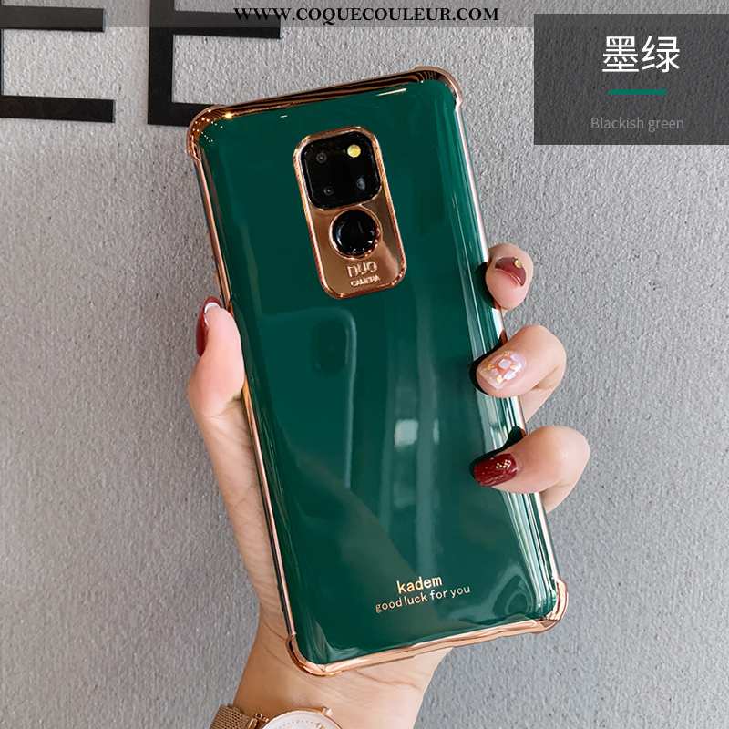 Étui Huawei Mate 20 Protection Fluide Doux Simple, Coque Huawei Mate 20 Personnalité Ballon Rose