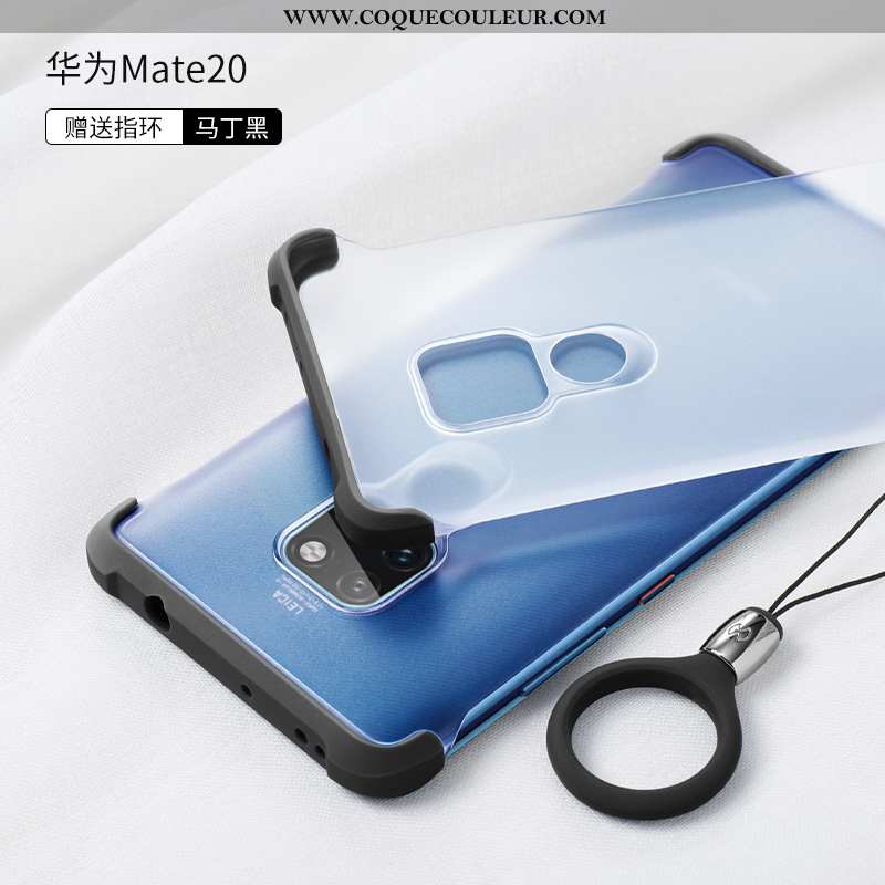 Étui Huawei Mate 20 Transparent Ballon Fluide Doux, Coque Huawei Mate 20 Délavé En Daim Incassable B