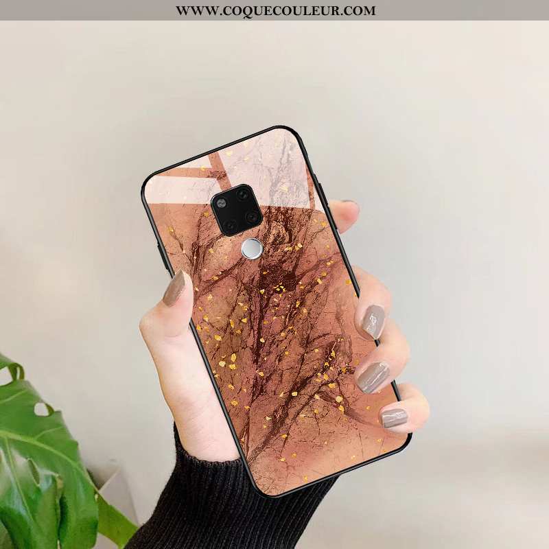 Étui Huawei Mate 20 Charmant Mode Coque, Coque Huawei Mate 20 Ultra Miroir Bleu