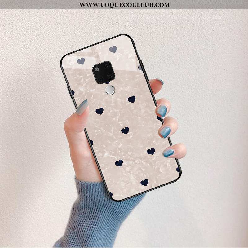 Étui Huawei Mate 20 Charmant Mode Coque, Coque Huawei Mate 20 Ultra Miroir Bleu