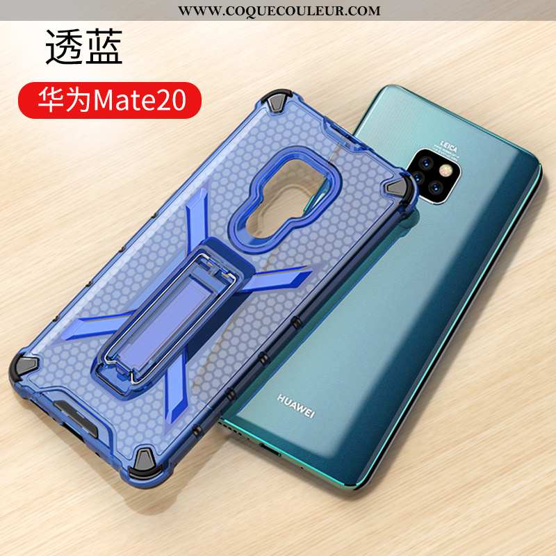 Housse Huawei Mate 20 Tendance Incassable Étui, Étui Huawei Mate 20 Silicone Transparent Noir