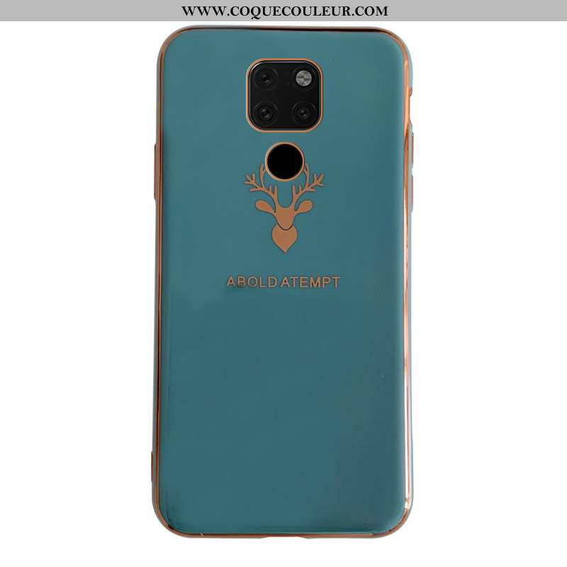 Housse Huawei Mate 20 Silicone Légère Tout Compris, Étui Huawei Mate 20 Protection Bleu