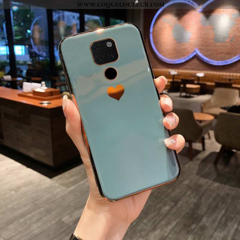 Housse Huawei Mate 20 Silicone Légère Tout Compris, Étui Huawei Mate 20 Protection Bleu