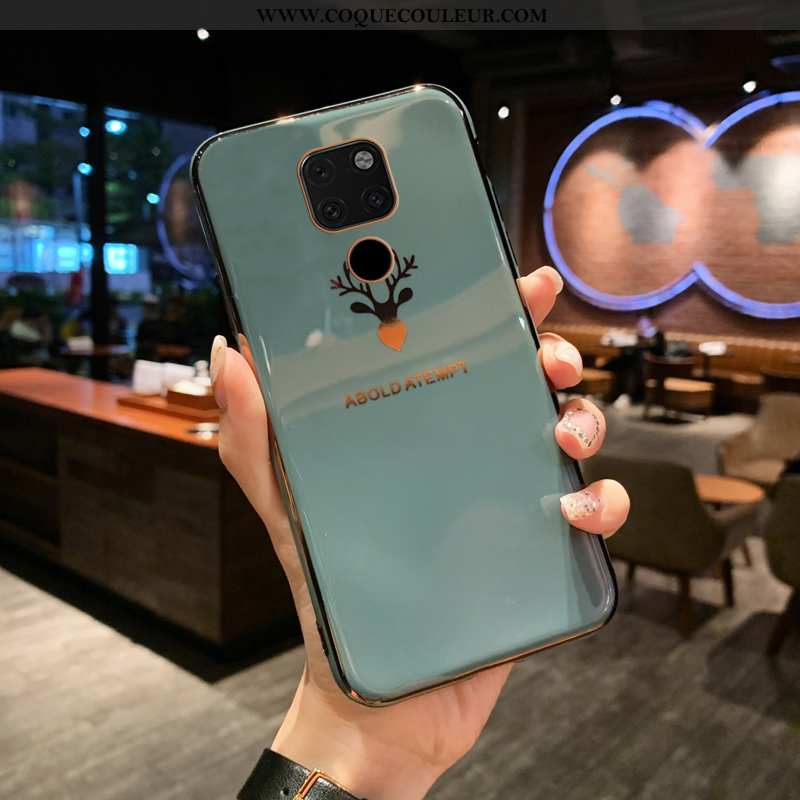 Housse Huawei Mate 20 Silicone Légère Tout Compris, Étui Huawei Mate 20 Protection Bleu